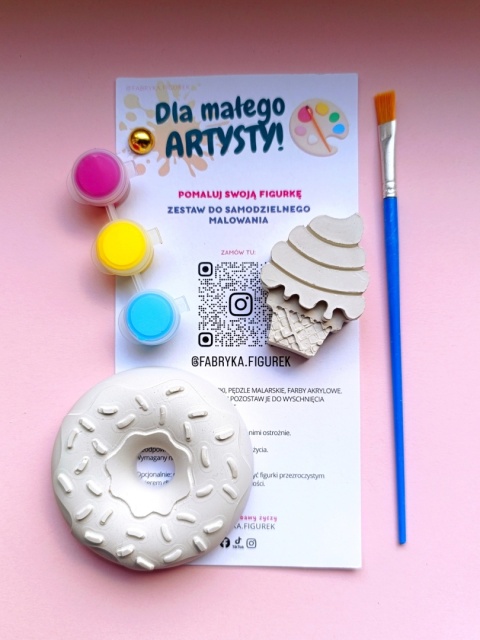 🍩 Zestaw 4 – Słodka Fabryka – Dla Małego ARTYSTY!